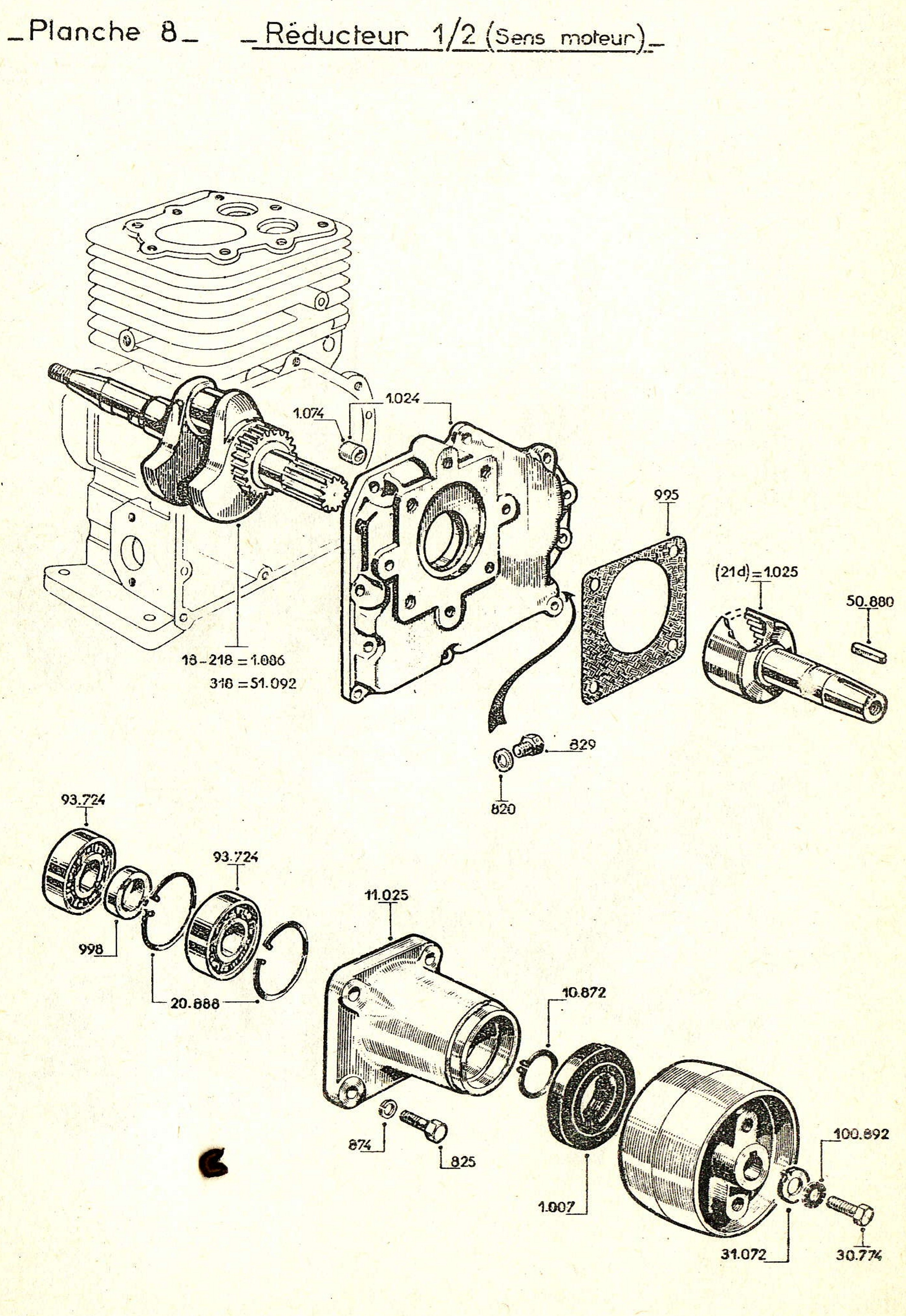 Réducteur 1/2 SM